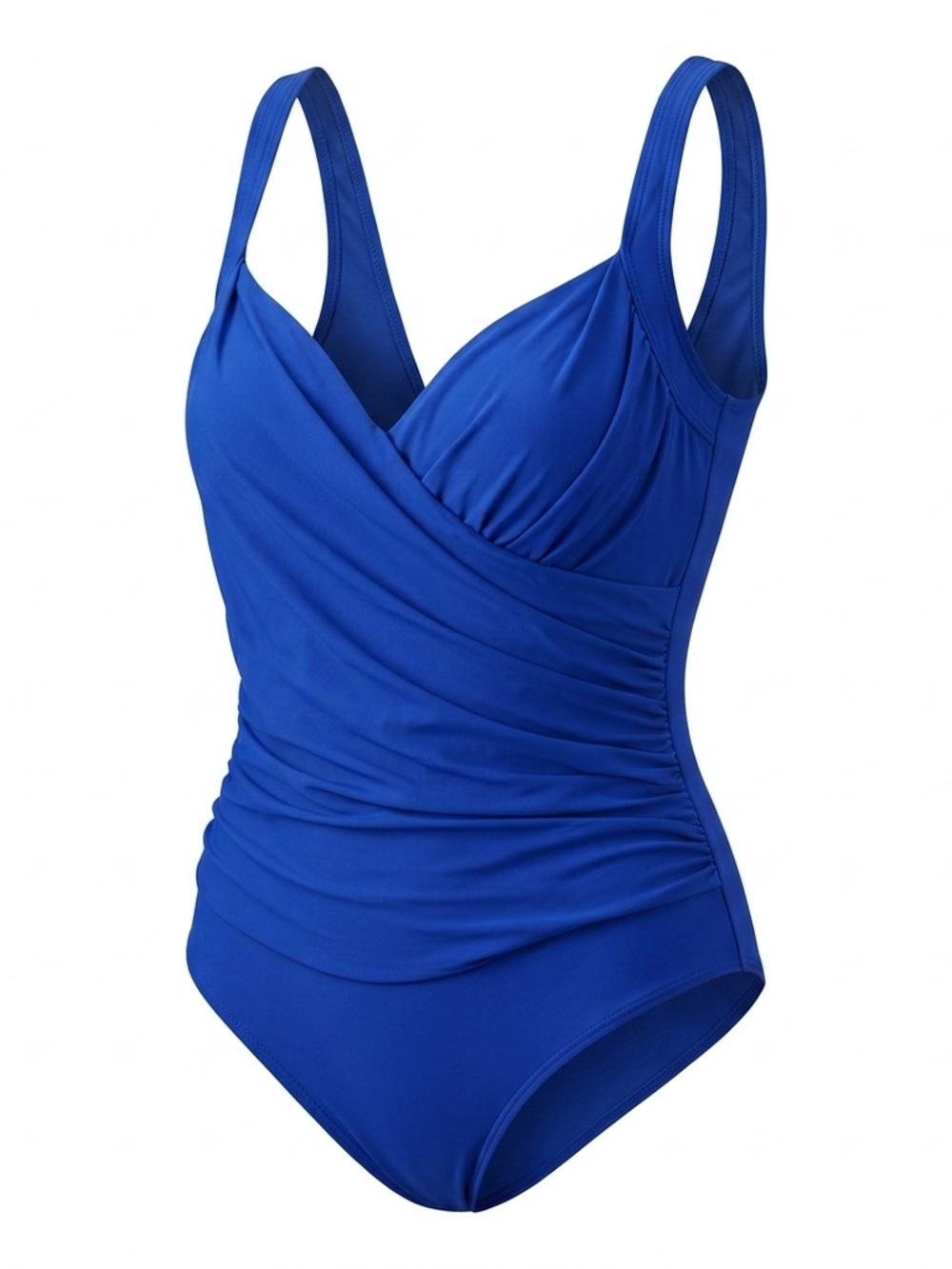 Miraclesuit Cobalt Blue One-Piece Swimsuit Sz 14